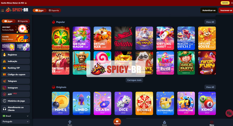 Desenvolvimento De Spicy Bet Casino Casino