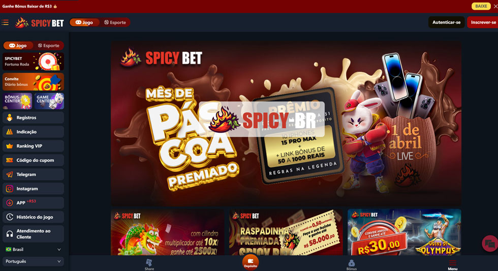 Spicy Bet Casino Bônus De Cassino